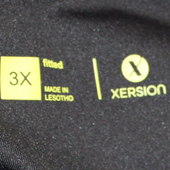 Xersion Activewear Pants Black Colored Polka Dots Size 3X - Picture 5 of 7